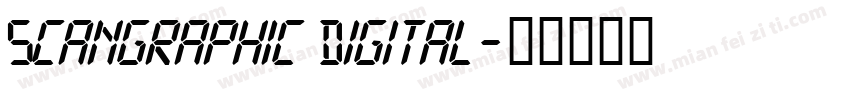 Scangraphic Digital字体转换